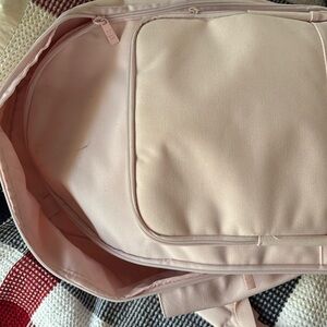 USED PINK BEIS BACKPACK